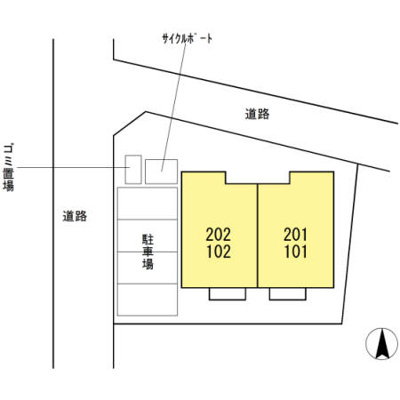 【区画図】 | ロイヤルコート曰佐
