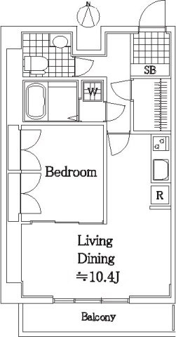 エスコート両国Ⅱの間取り