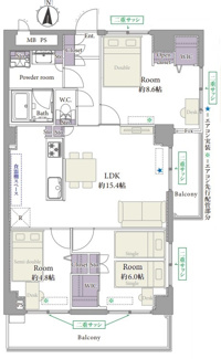 【間取り】 | フォレスト国立　仲介手数料半額！