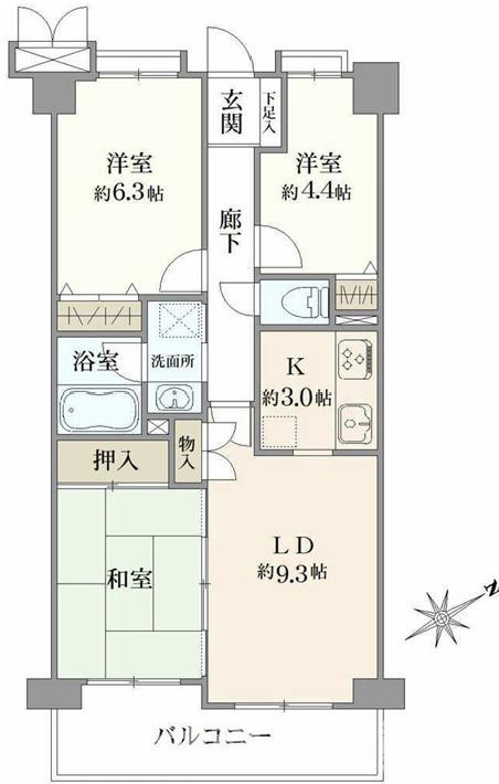 ステイツ湘南藤沢の間取り