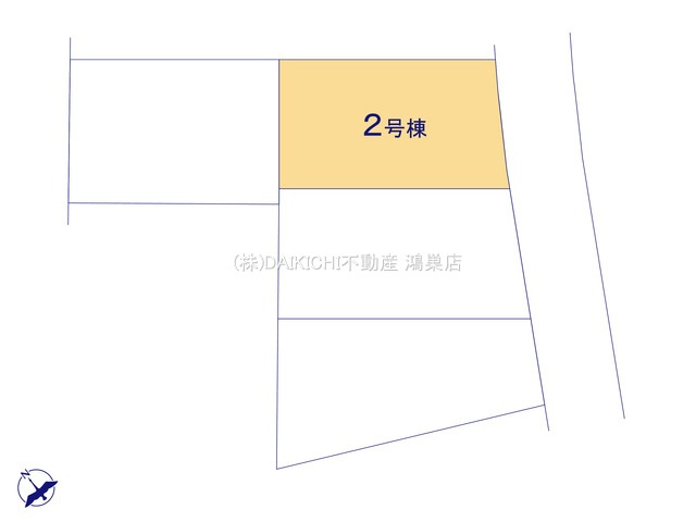 【区画図】 | 北本市下石戸下　LiveleGarden.S　新築戸建　全4棟　2号棟