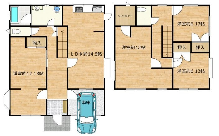 【間取り】の画像