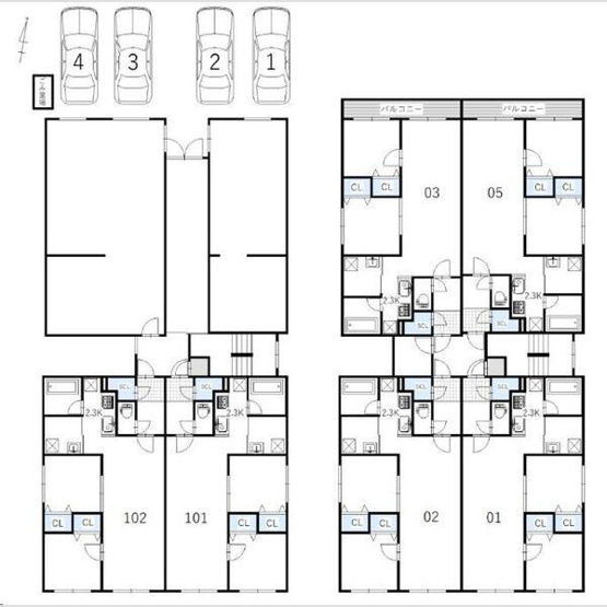 【間取り】BRIGHTON COURT N20
