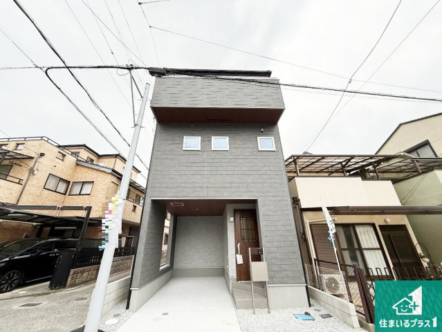 泉大津市池浦町　新築一戸建ての外観|お客様に長く安心して住んでいだだける事にこだわった家づくり！住んでからのアフターサービスにもしっかりと取り組んでいます！