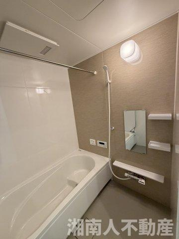 藤沢市辻堂元町５丁目３２４６新築戸建ての浴室|きれいなお風呂です