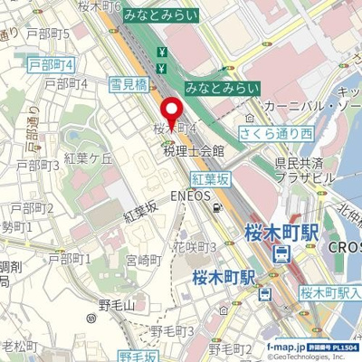 【地図】 | グリフィン横浜・桜木町伍番館