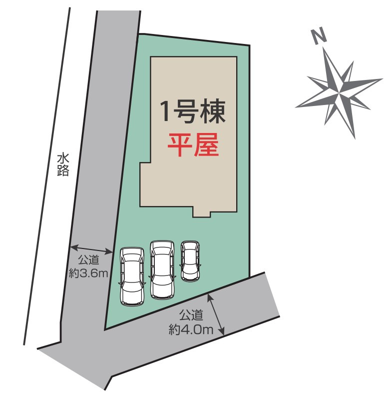 【新築戸建】前橋市下新田町の区画図|■区画図

