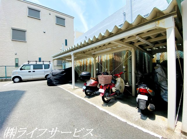 【その他共用部分】 | シャルム野中南公園 | バイク置場