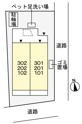 【区画図】 | エルミタージュⅡ