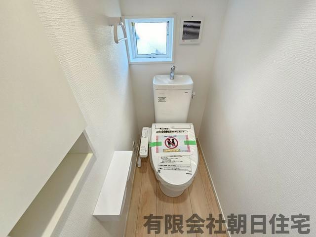 【トイレ】 | 東津田町新築戸建 | ゆったりとした空間のトイレです