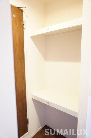 菊池郡菊陽町大字原水のアパートの収納