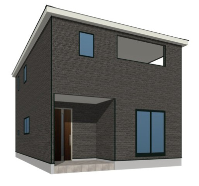 【外観パース】 | クレイドルガーデン山陽小野田市郡 第2（2号棟） | 完成予想図です。