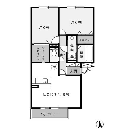【間取り】 | リバーサイド・K