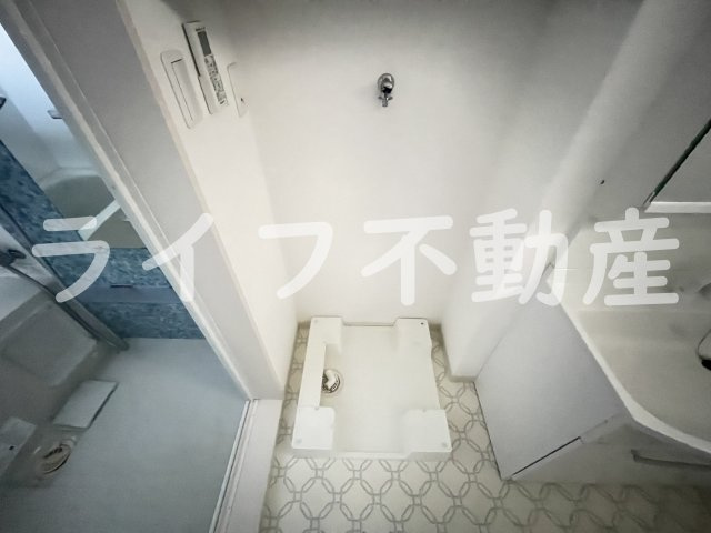 クリエオーレ近江堂の洗面所|スペースが確保できる洗面所です