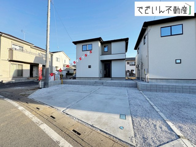 【外観】 | Zut PLUS＋比企郡嵐山町15期(嵐山町大字川島)　新築住宅 | ≪1号棟≫
現地(2025年12月撮影)