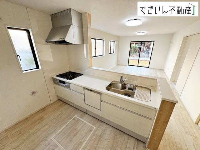 【キッチン】 | Zut PLUS＋比企郡嵐山町15期(嵐山町大字川島)　新築住宅 | ≪1号棟≫
現地(2025年12月撮影)