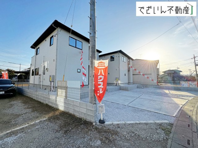 【外観】 | Zut PLUS＋比企郡嵐山町15期(嵐山町大字川島)　新築住宅 | ≪1号棟≫
現地(2025年12月撮影)