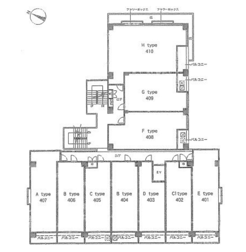 セレニティ久が原の区画図