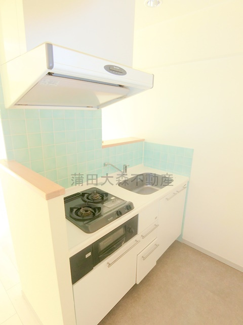 セレニティ久が原のキッチン|2口ガスグリル付システムキッチン