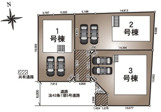 【区画図】 | クレイドルガーデン山陽小野田市郡 第2（3号棟）
