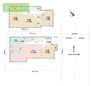 【間取り】 | 築浅　スタバ10分　コンビニ5分　スーパー8分　長沼町