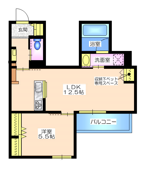 アルカン・メール　藤沢の間取り