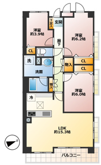 【間取り】 | ハイホーム武蔵小金井