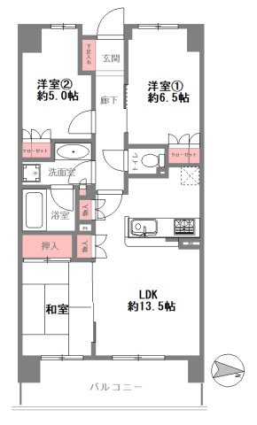 ザ・レジデンス東三国の間取り|※図面と現況に相違がある場合は、現況を優先します。