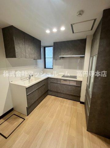 杉並区松庵３丁目のアパートのキッチン