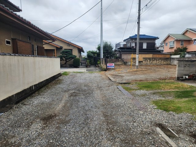 高崎市棟高町売土地の前面道路含む現地写真