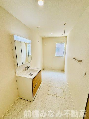 前橋市南町二丁目24-1期　１号棟(全４棟)　リナージュ　新築建売分譲の独立洗面台|独立洗面化粧台付き