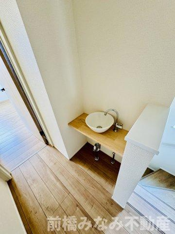 前橋市南町二丁目24-1期　１号棟(全４棟)　リナージュ　新築建売分譲の独立洗面台|独立洗面台です