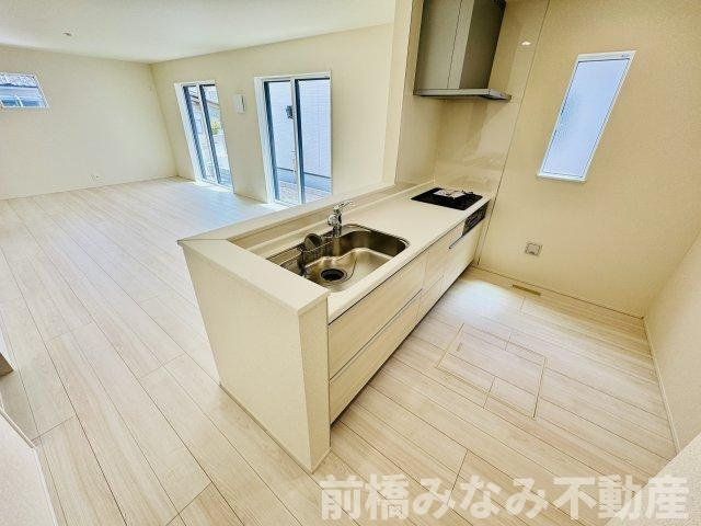前橋市南町二丁目24-1期　２号棟(全４棟)　リナージュ　新築建売分譲のキッチン|キッチンでお料理をお楽しみください