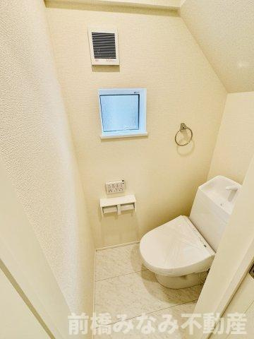 前橋市南町二丁目24-1期　２号棟(全４棟)　リナージュ　新築建売分譲のトイレ|落ち着いたトイレです
