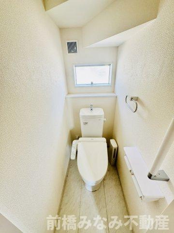 【築浅中古】前橋市大胡町　限定1棟　”土地約80坪”のトイレ|清潔感のあるトイレです