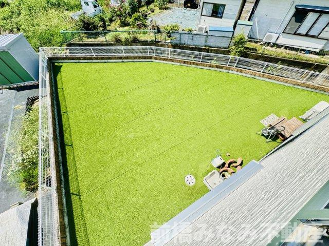 【築浅中古】前橋市大胡町　限定1棟　”土地約80坪”の庭|お庭も活用できます