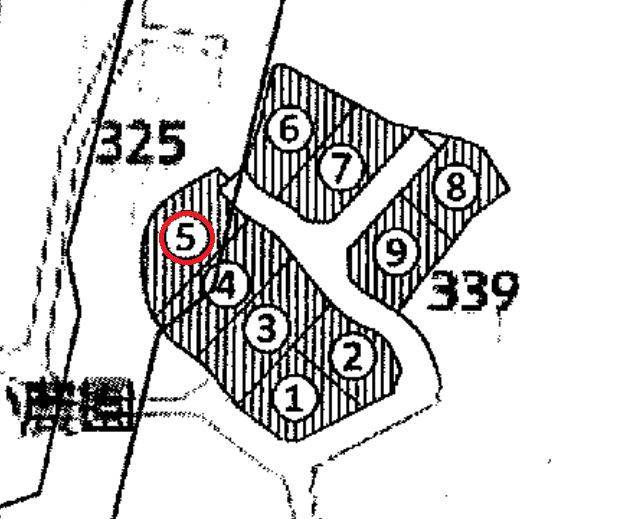 【築浅中古】前橋市大胡町　限定1棟　”土地約80坪”の区画図