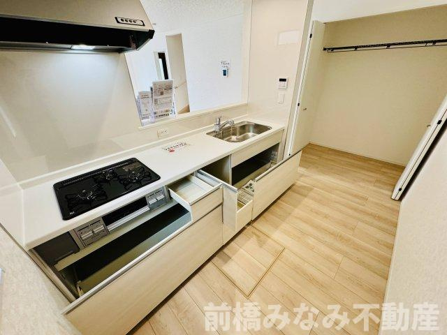 前橋市茂木町第５　２号棟(全２棟)　クレイドルガーデン　新築建売分譲のキッチン|使いやすいキッチンです