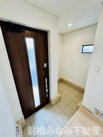 前橋市茂木町第５　２号棟(全２棟)　クレイドルガーデン　新築建売分譲の玄関|シンプルで使いやすい玄関です