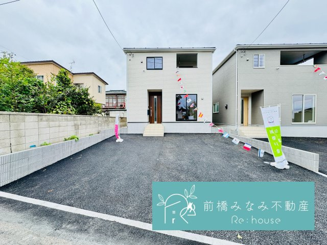 前橋市茂木町第５　２号棟(全２棟)　クレイドルガーデン　新築建売分譲の外観|建物外観を気になさる方へ、見た目の良い物件です