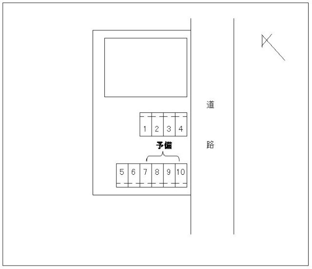 グレイス９の駐車場