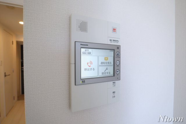 【セキュリティ】 | エスリード新栄マルス | モニター付きインターホンです