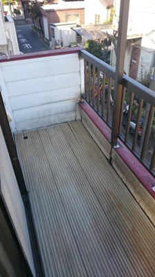 【バルコニー】 | 笹目貸家 | リノベーション前の写真です。