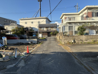 【前面道路含む現地写真】 | 大津市坂本7丁目1-49　新築分譲 | 2025年10月撮影