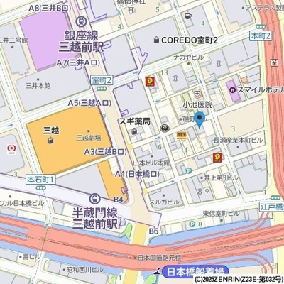 【地図】 | メゾンド日本橋三越前