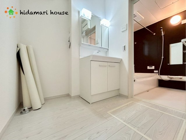 桶川市神明1期　新築戸建　KIP　01の脱衣所