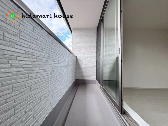 桶川市神明1期　新築戸建　KIP　01のバルコニー