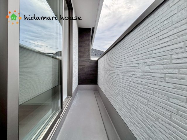 桶川市神明1期　新築戸建　KIP　02のバルコニー