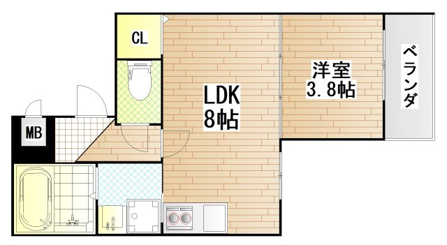 SAKURA RIVERの間取り