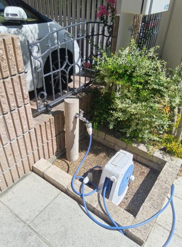 上甲東園3丁目　戸建の設備|玄関先には水栓がございます。
